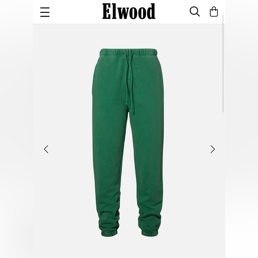 Elwood core sweatpants vintage kelly green